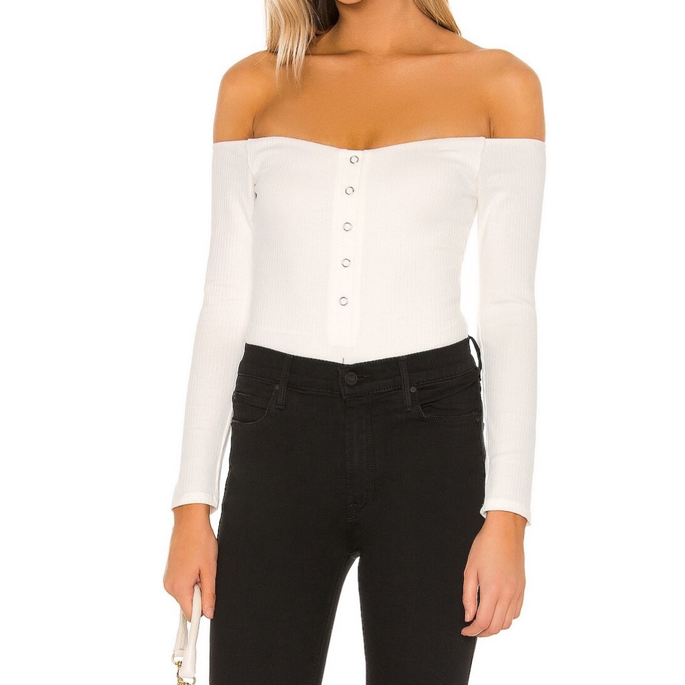 White Privacy ease bodysuit